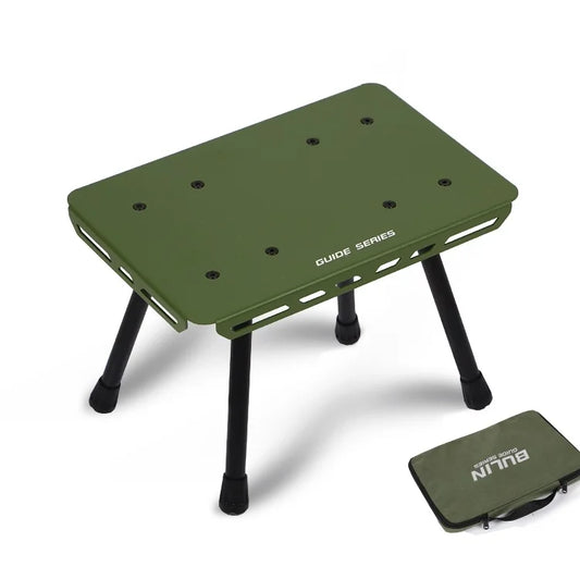 Outdoor Folding Table Aluminum Alloy Field Tactical Table and Stool Camping Lightweight Folding Stool